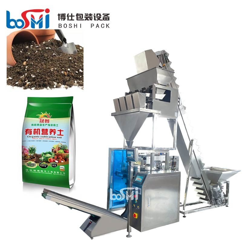 10 Kg Automatic Fertilizer Packing Machine For Flower Soil Nutrient Soil