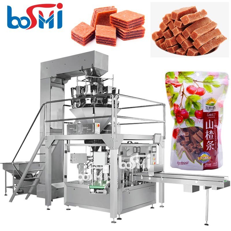 Automatic Chips Snack Standup Pouch Ziplock Bag Premade Bag Packing Machine